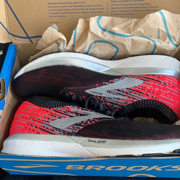 Brooks women shoes. Size 10.5, new , comfy. Pink/silver/black. They’re a steal. - Picture 7 of 11